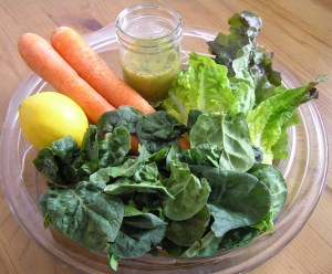 Veggies&dressing