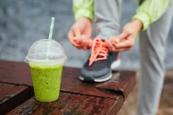© Dirima | Dreamstime.com - Detox Smoothie Before Running Workout Photo