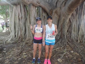 With Joylin at the finish.  Photo credit: Gail