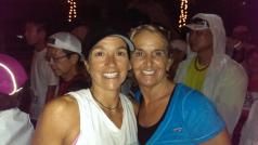 Smiling at the start with Staci. photo credit: Joylin
